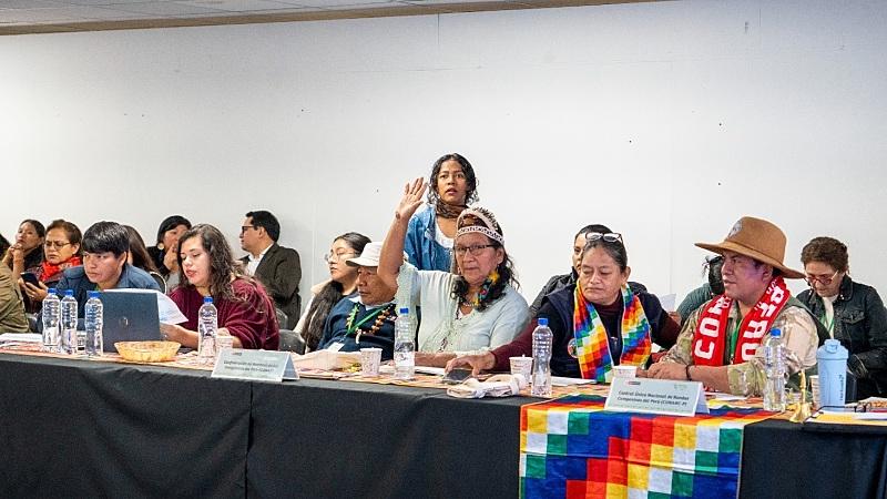 autoridades indígenas campesinos diálogo mincul