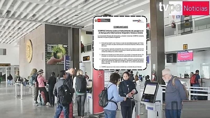 corpac aeropuerto internacional cusco CUSCO aeropuerto joven menor adolescente fallece 