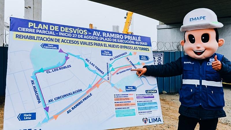 desvíos Municipalidad de Lima ramiro prialé