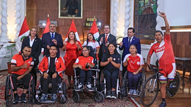 Dina boluarte parapanamericanos