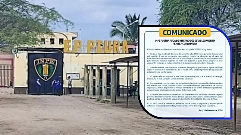 inpe internos fuga piura