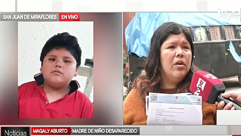 SJM niños escolares niño desaparecido