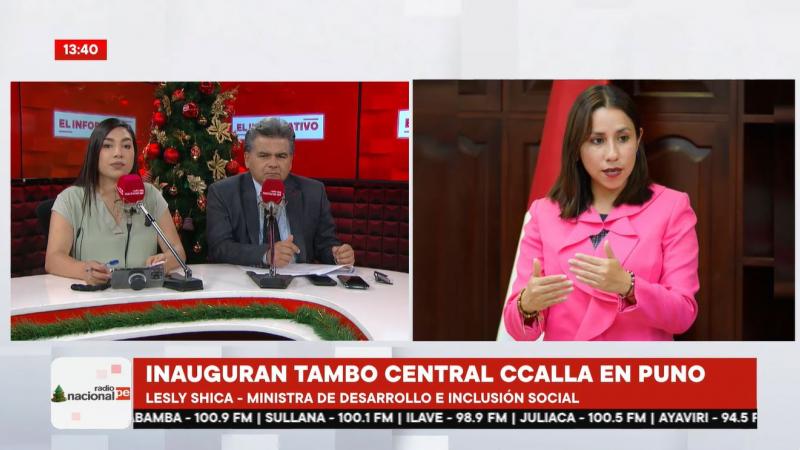 El informativo segunda edición Midis