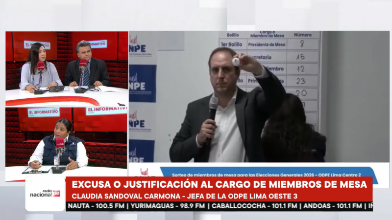 El Informativo segunda edición Miembros de mesa