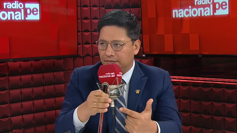 Ilich López en el programa La Entrevista.