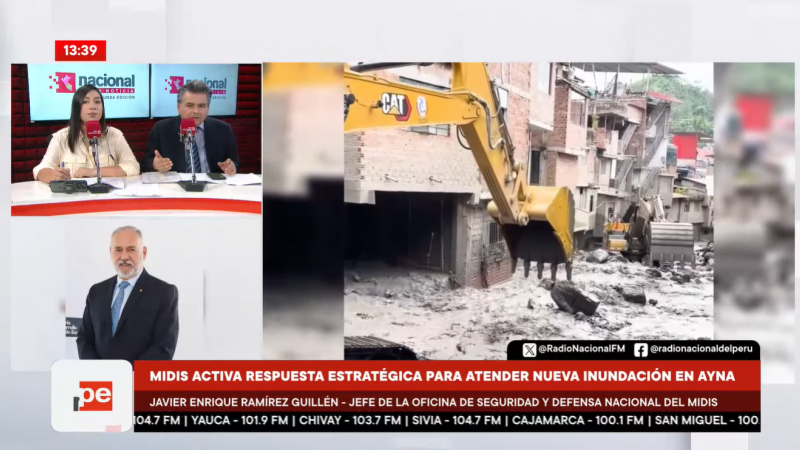 Midis Ayna desborde río