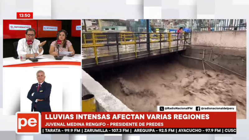 El Informativo segunda edición Lluvias intensas