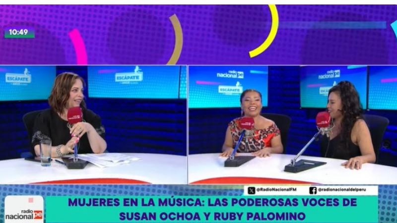 Susan Ochoa y Ruby Palomino