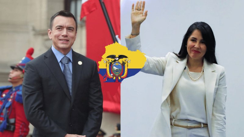 Daniel Noboa y Luisa Gónzález Elecciones en Ecuador