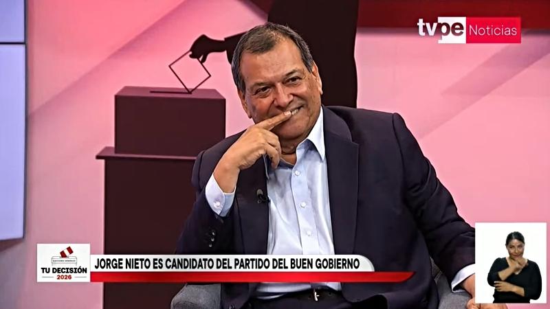 tu decisión políticia elecciones generales Elecciones Generales 2026 tu decisión jorge nieto 