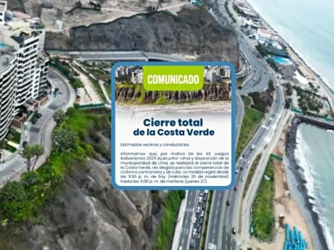 Costa Verde miraflores juegos bolivarianos ciclismo