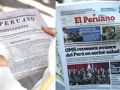 Diario El Peruano periódico bicentenario