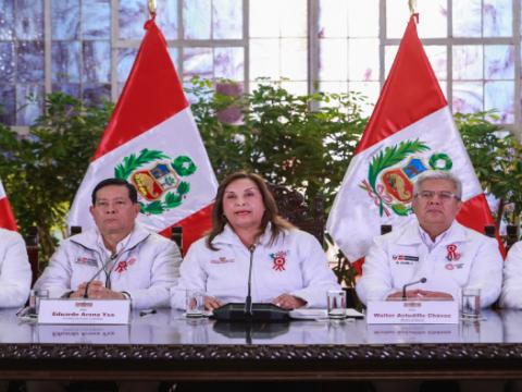 Presidenta Dina Boluarte Reinfo Minería Ilegal minería Congreso PCM
