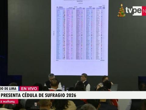cédula de votación