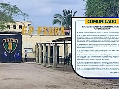 inpe internos fuga piura