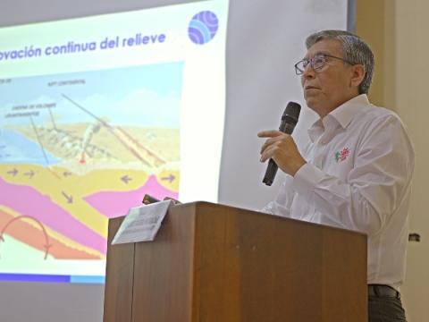 IGP sismos terremotos feria del libro  Fil Lima 2025