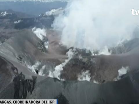 IGP sismo erupción volcán