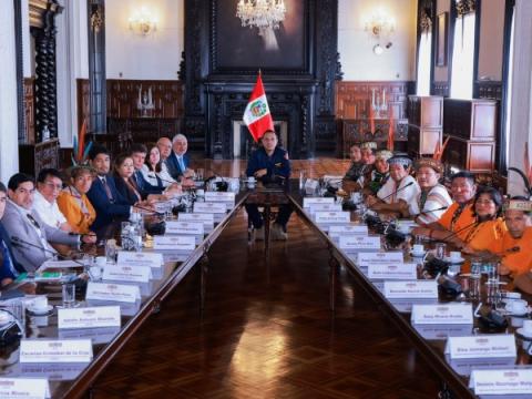 presidente josé jerí pcm comunidades indígenas