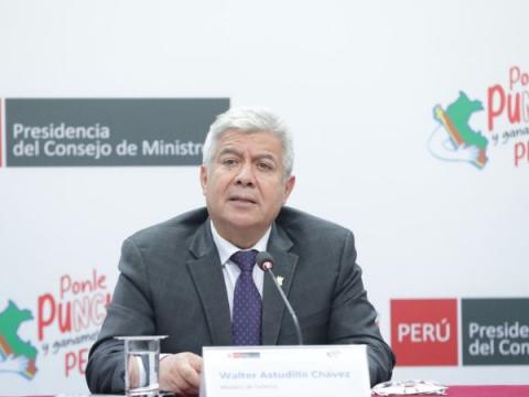 Ministro Walter Astudillo