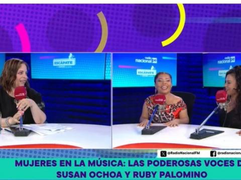 Susan Ochoa y Ruby Palomino