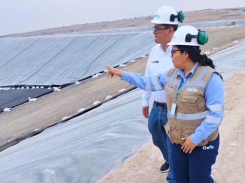 OEFA MINISTRO del ambiente botadero incendio tacna