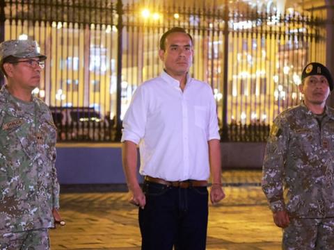 Presidente José Jerí simulacro sismo 